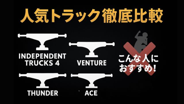 INDEPENDENT STAGE4と他ブランドのトラックを比較した図解風のイメージ画像