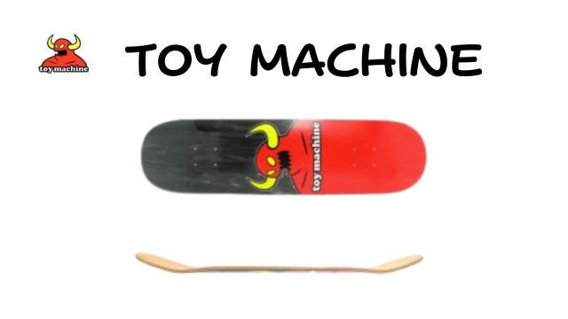 TOY MACHINE DECK トイマシーン デッキ TEAM MONSTER BLACK STAIN 8.0