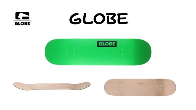 GLOBE スケボー デッキ GOODSTOCK NEON GREEN DECK 8.0インチ