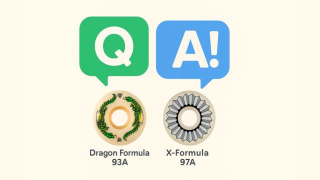 Q&A 吹き出しアイコンと Dragon Formula 93A、X‑Formula 97A を示すアイコン画像