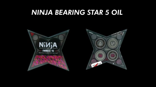 【NINJA】STAR 5 OIL（ABEC 5）