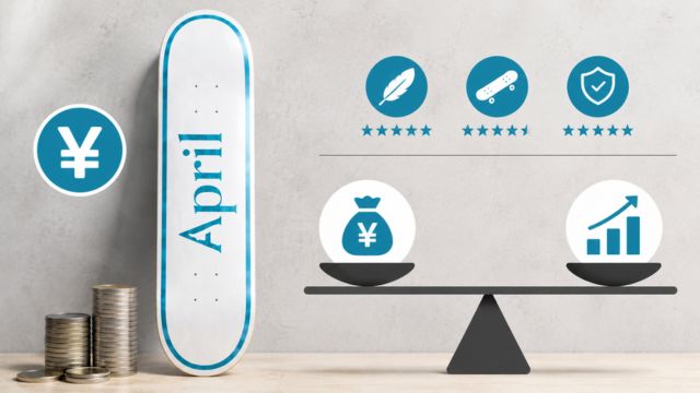 APRIL SKATEBOARDSデッキの価格とコスパを比較。軽量性やポップ性能、耐久性を考慮したコストパフォーマンスの高さを紹介するイメージ